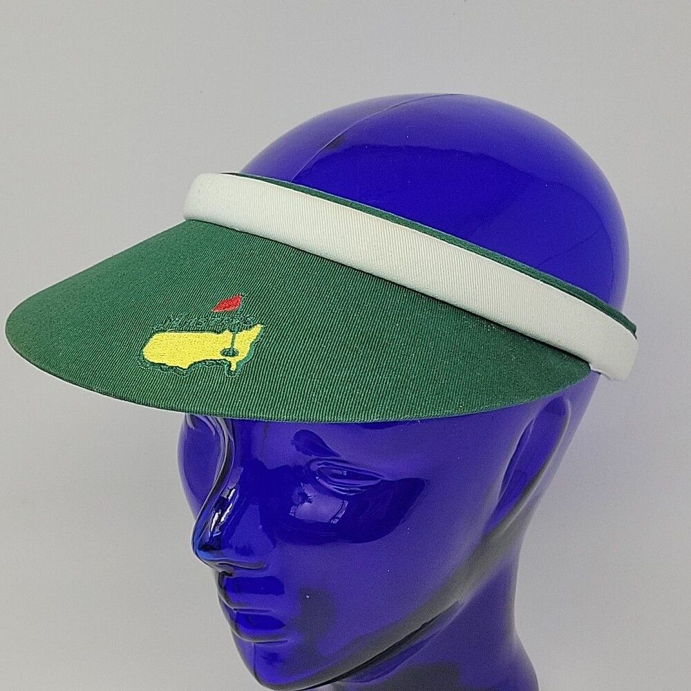 Magnolia Lane National Masters Ladies Golf Visor Green OSFA Vintage